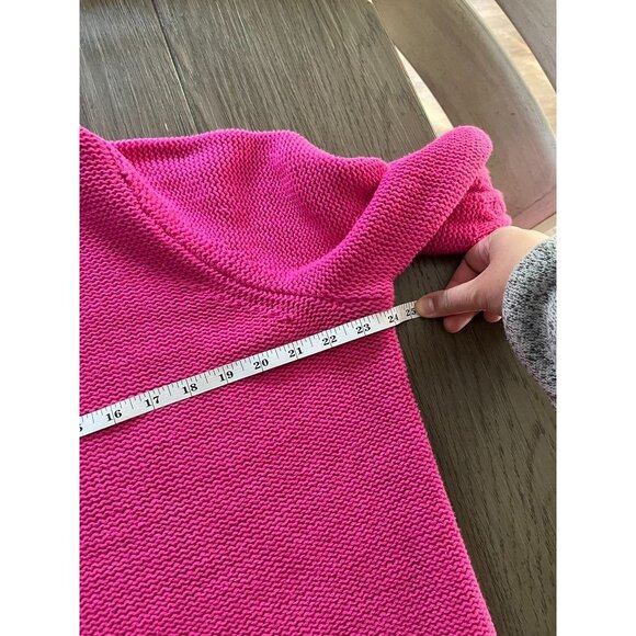 EUC Crown & Ivy Womens Pink Knit Sweater 2X Long Sleeve Crew Neck - Picture 4 of 5